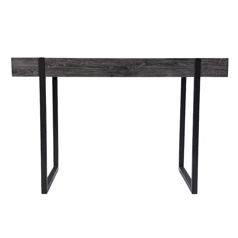 SEI Furniture Hackney Transitional Black Wood Desk