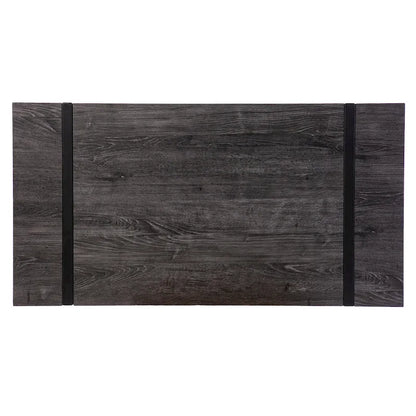 SEI Furniture Hackney Transitional Black Wood Desk