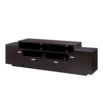 Merc Contemporary Multi-functional Storage TV Console by Furniture of America