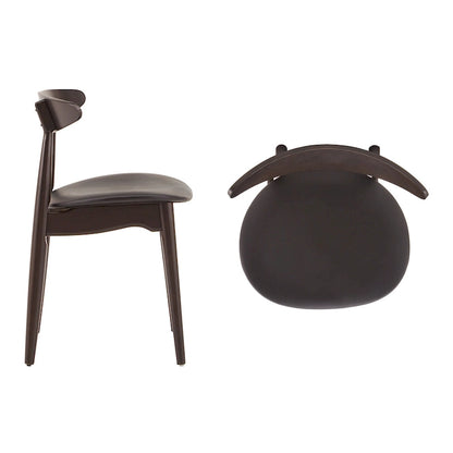 Ribe Mid-Century Modern Tapered Dining Chairs (Set of 2)