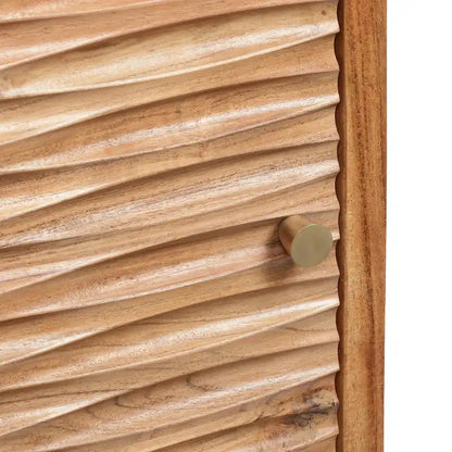 Eakins Handcrafted Boho Acacia Wood Nightstands (Set of 2) by Christopher Knight Home