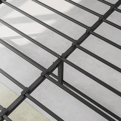 Full Size Bed with Storage Headboard, Two Drawers &Charging Station