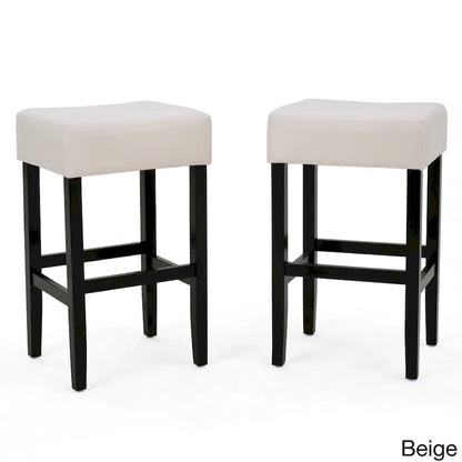 Lopez 27-inch Fabric Backless Counter Stool (Set of 2) by Christopher Knight Home
