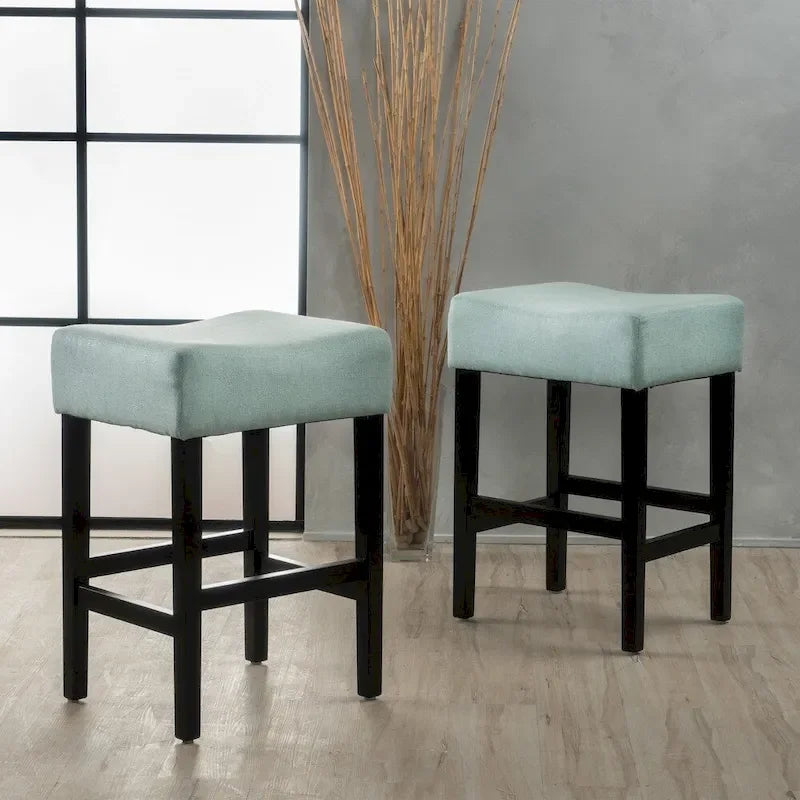 Lopez 27-inch Fabric Backless Counter Stool (Set of 2) by Christopher Knight Home