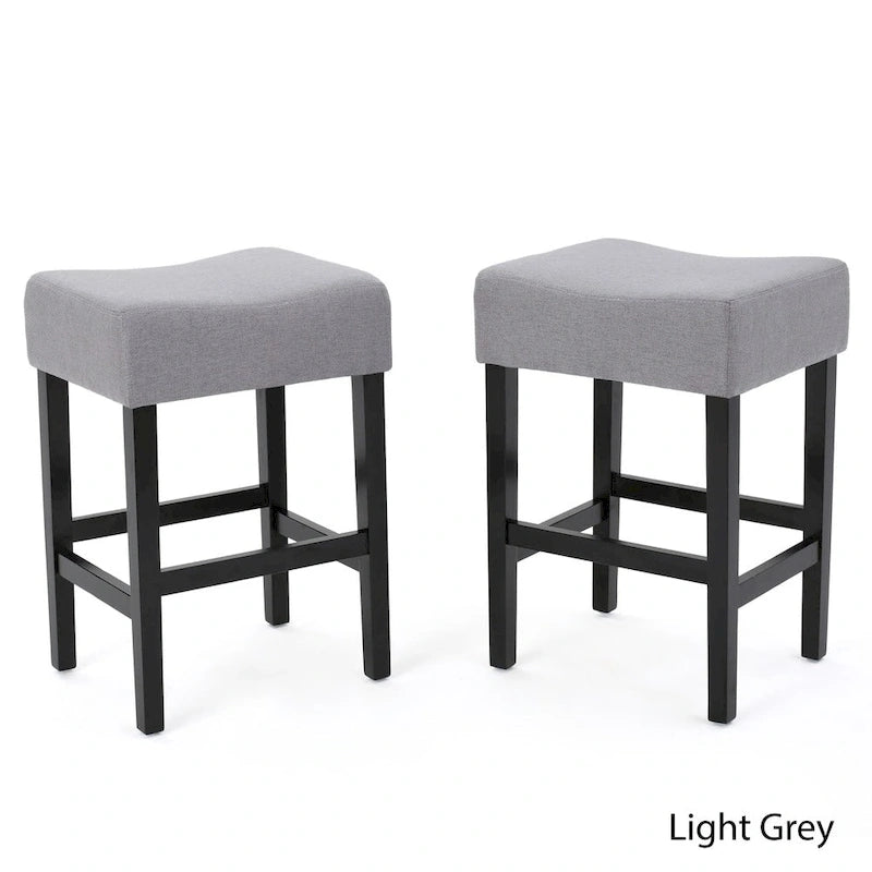 Lopez 27-inch Fabric Backless Counter Stool (Set of 2) by Christopher Knight Home