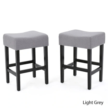Lopez 27-inch Fabric Backless Counter Stool (Set of 2) by Christopher Knight Home