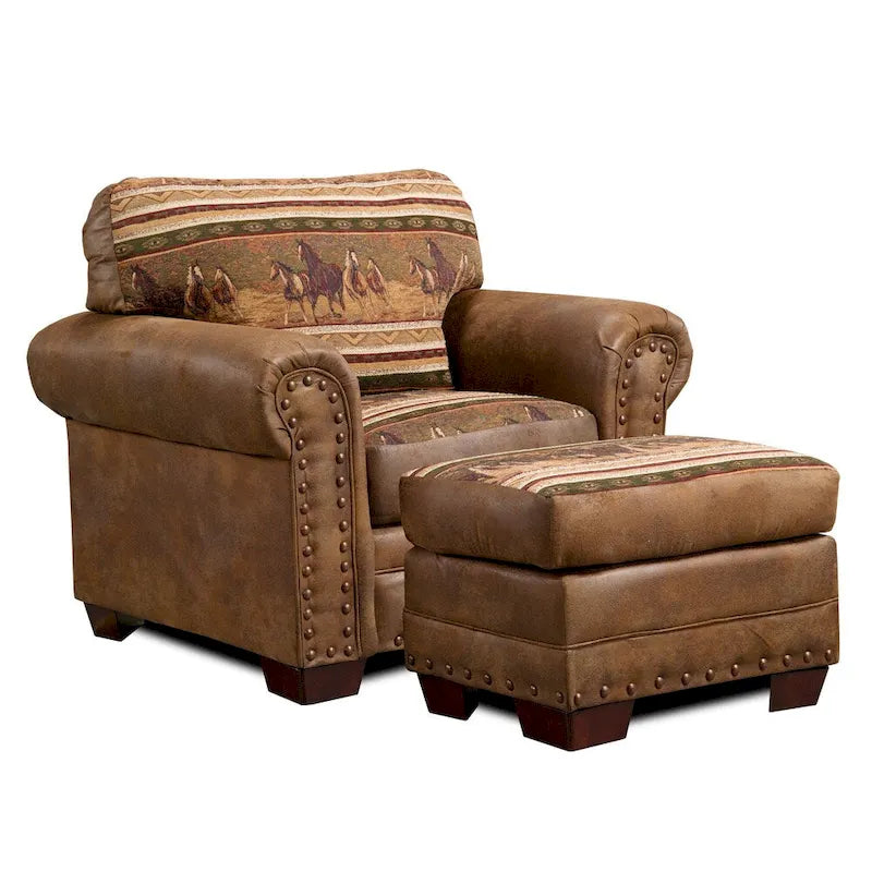 Wild Horses Lodge 4-piece Seating Group with Sofa Sleeper