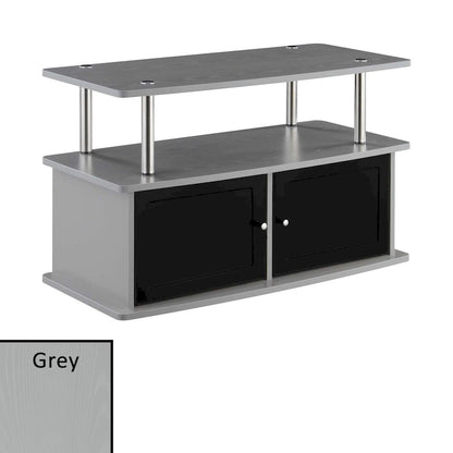Convenience Concepts Designs2Go TV Stand with 2 Storage Cabinets and Shelf