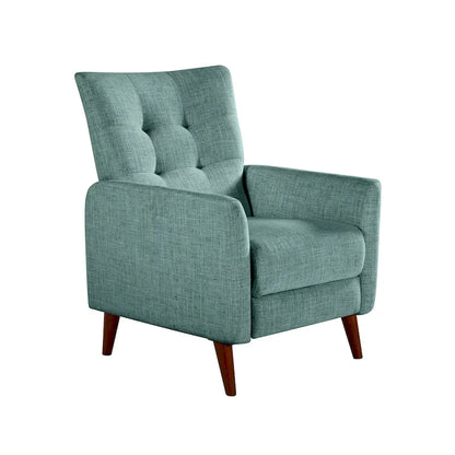 Aurora Comfy Manual Recliner with Wood Base