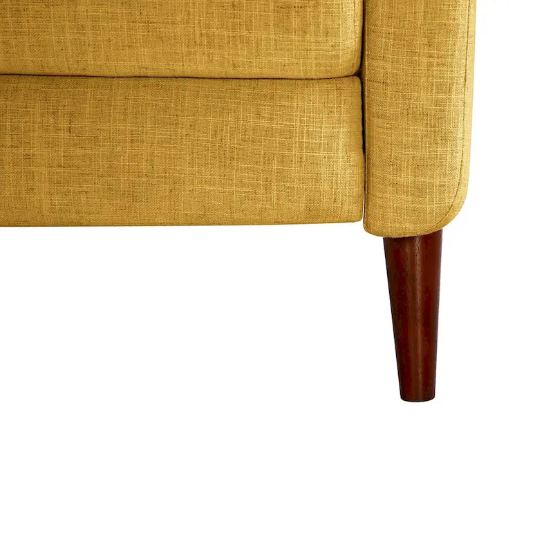 Aurora Comfy Manual Recliner with Wood Base