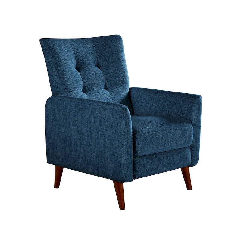 Aurora Comfy Manual Recliner with Wood Base