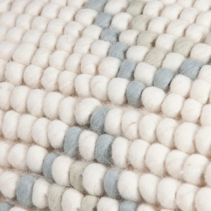 New Zealand Wool and Cotton Pouf