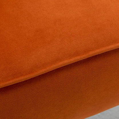 SEYNAR Modern Velvet Accent Arm Vanity Chair with Wingback and Gold Legs for Living Room