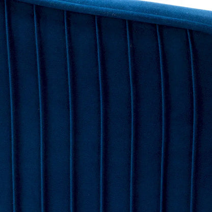 SEYNAR Modern Velvet Accent Arm Vanity Chair with Wingback and Gold Legs for Living Room