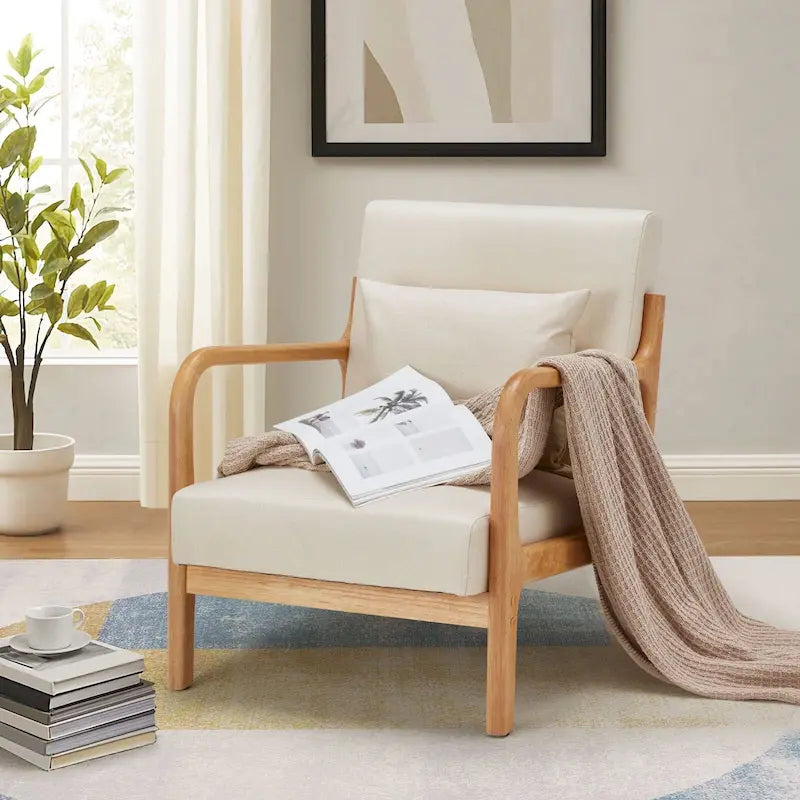 AECOJOY Mid Century Modern Living Room Reading Comfy Lounge Chairs