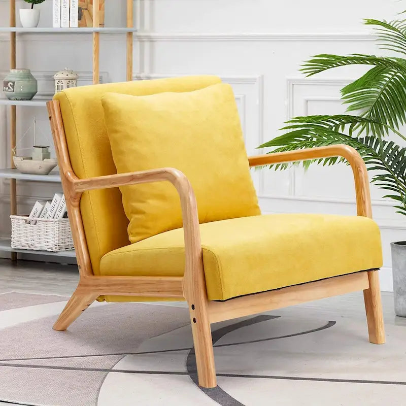 AECOJOY Mid Century Modern Living Room Reading Comfy Lounge Chairs