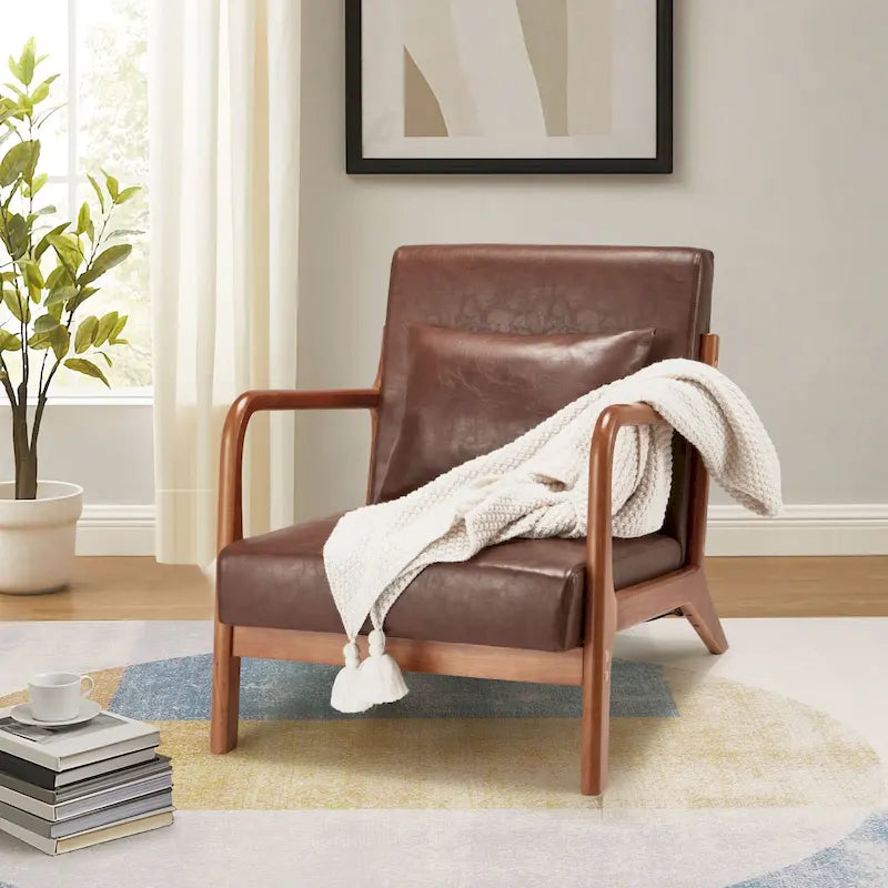 AECOJOY Mid Century Modern Living Room Reading Comfy Lounge Chairs