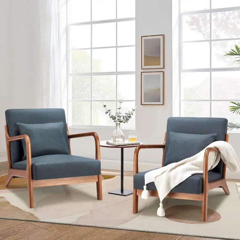 AECOJOY Mid Century Modern Living Room Reading Comfy Lounge Chairs