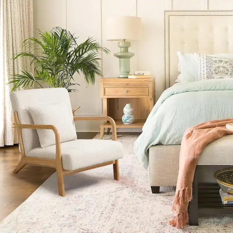 AECOJOY Mid Century Modern Living Room Reading Comfy Lounge Chairs