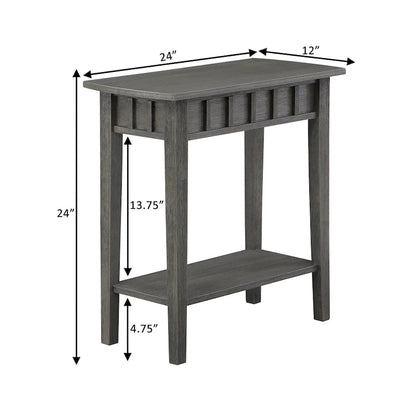 Convenience Concepts Dennis End Table with Shelf