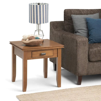 WYNDENHALL Stratford SOLID WOOD 21 inch Wide Square Transitional End Side Table