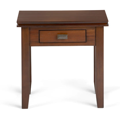 WYNDENHALL Stratford SOLID WOOD 21 inch Wide Square Transitional End Side Table