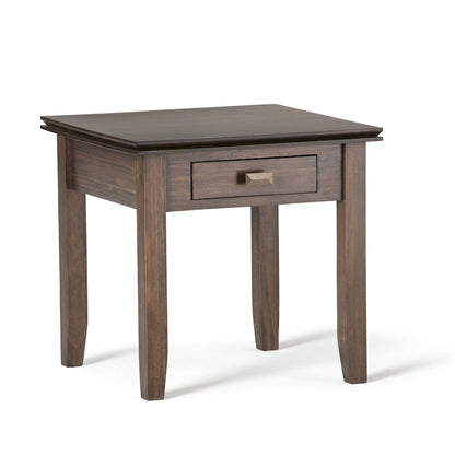 WYNDENHALL Stratford SOLID WOOD 21 inch Wide Square Transitional End Side Table
