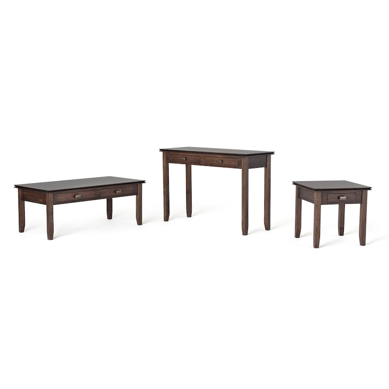 WYNDENHALL Stratford SOLID WOOD 21 inch Wide Square Transitional End Side Table