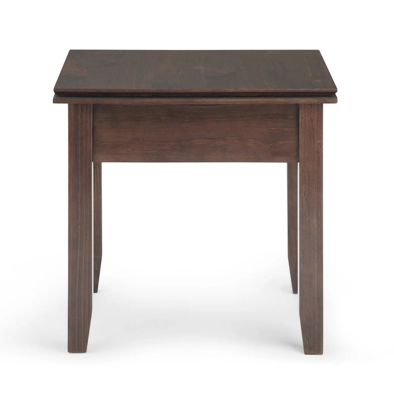 WYNDENHALL Stratford SOLID WOOD 21 inch Wide Square Transitional End Side Table