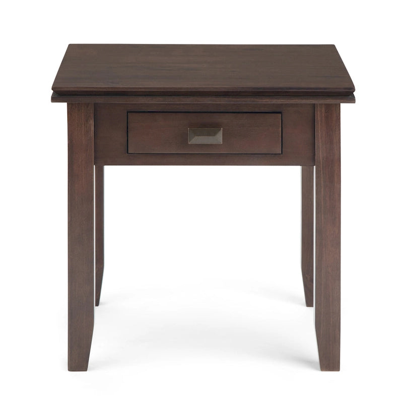 WYNDENHALL Stratford SOLID WOOD 21 inch Wide Square Transitional End Side Table
