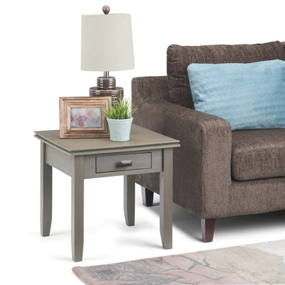 WYNDENHALL Stratford SOLID WOOD 21 inch Wide Square Transitional End Side Table