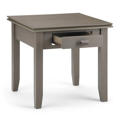 WYNDENHALL Stratford SOLID WOOD 21 inch Wide Square Transitional End Side Table