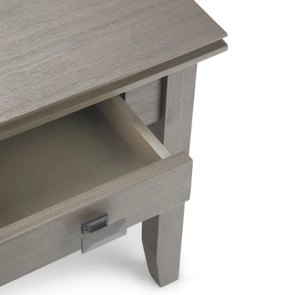 WYNDENHALL Stratford SOLID WOOD 21 inch Wide Square Transitional End Side Table