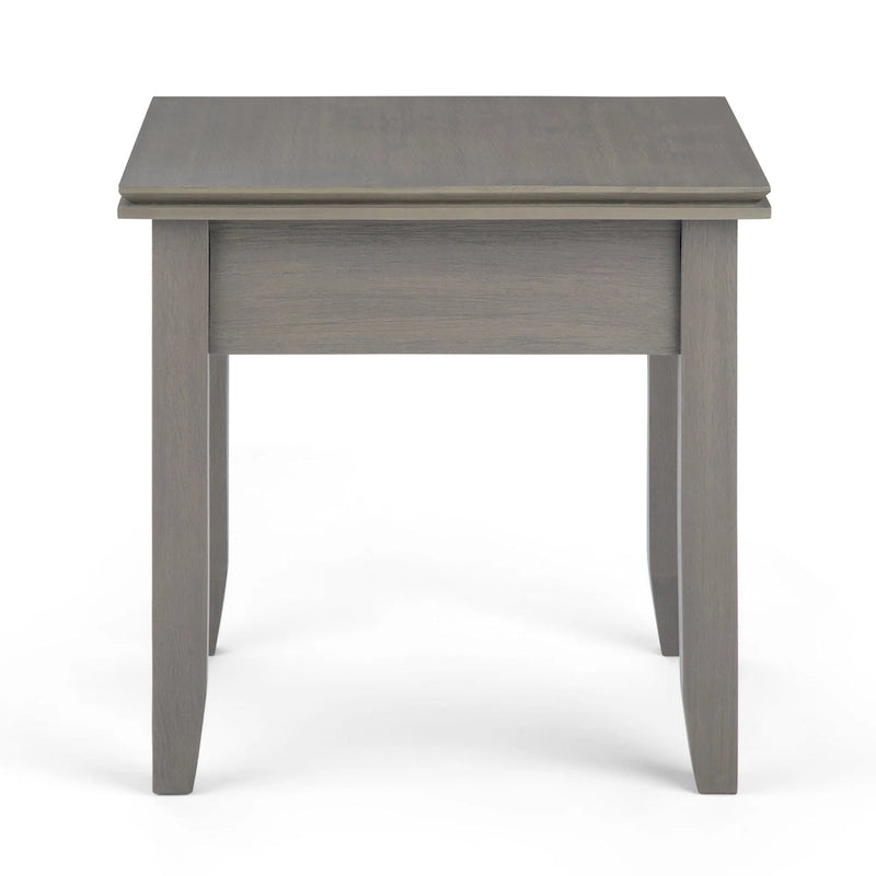 WYNDENHALL Stratford SOLID WOOD 21 inch Wide Square Transitional End Side Table
