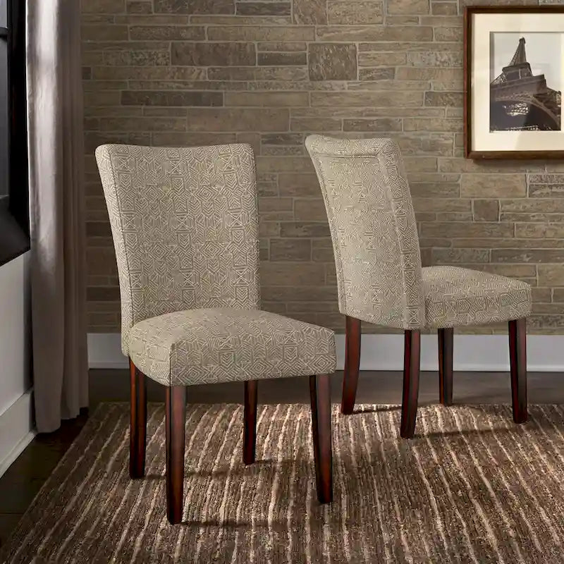 Cannes Upholstered Parson Dining Chair (Set of 2) by iNSPIRE Q Bold
