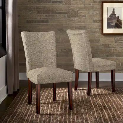 Cannes Upholstered Parson Dining Chair (Set of 2) by iNSPIRE Q Bold