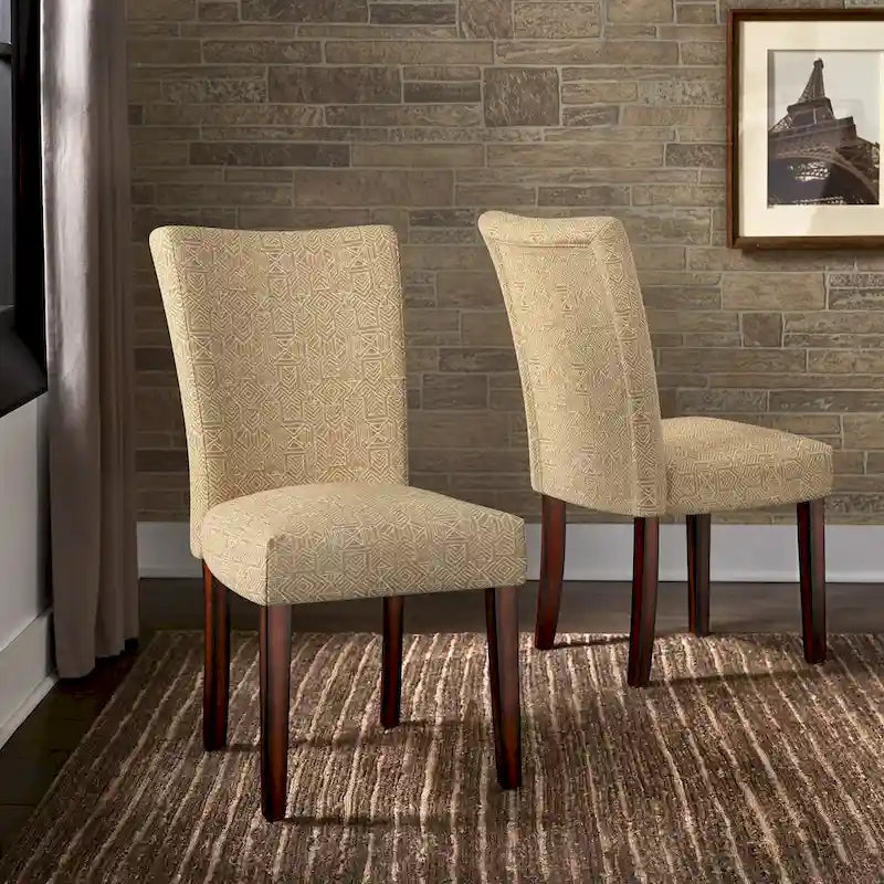 Cannes Upholstered Parson Dining Chair (Set of 2) by iNSPIRE Q Bold
