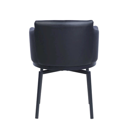 Somette Modern Club Arm Chair with Memory Swivel, Set of 2