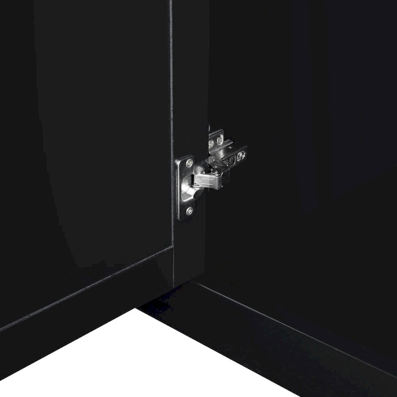 4 Door Buffet Cabinet Large Storage Space Sideboard Living Room Dining Room