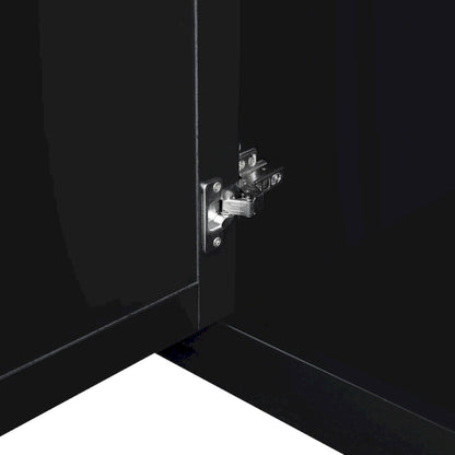 4 Door Buffet Cabinet Large Storage Space Sideboard Living Room Dining Room