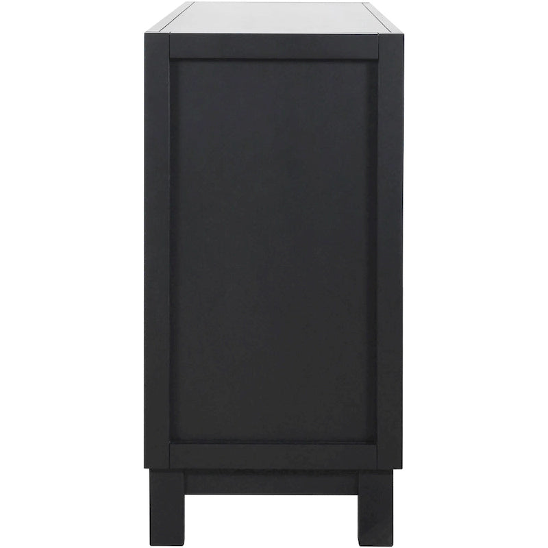 4 Door Buffet Cabinet Large Storage Space Sideboard Living Room Dining Room