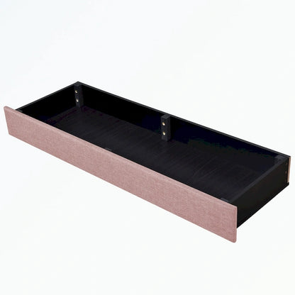 Queen Size Storage Bed Linen Upholstered Platform Bed with 3 Drawers