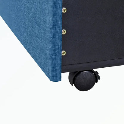 Queen Size Storage Bed Linen Upholstered Platform Bed with 3 Drawers