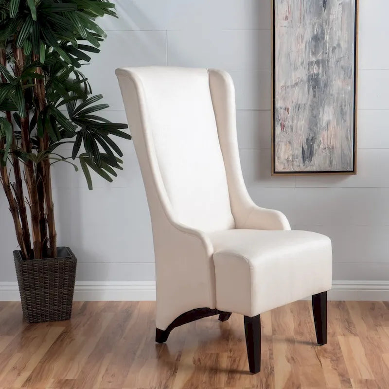 Callie High-back Fabric Dining Chair by Christopher Knight Home - 23.25 L x 28.75 W x 46.25 H