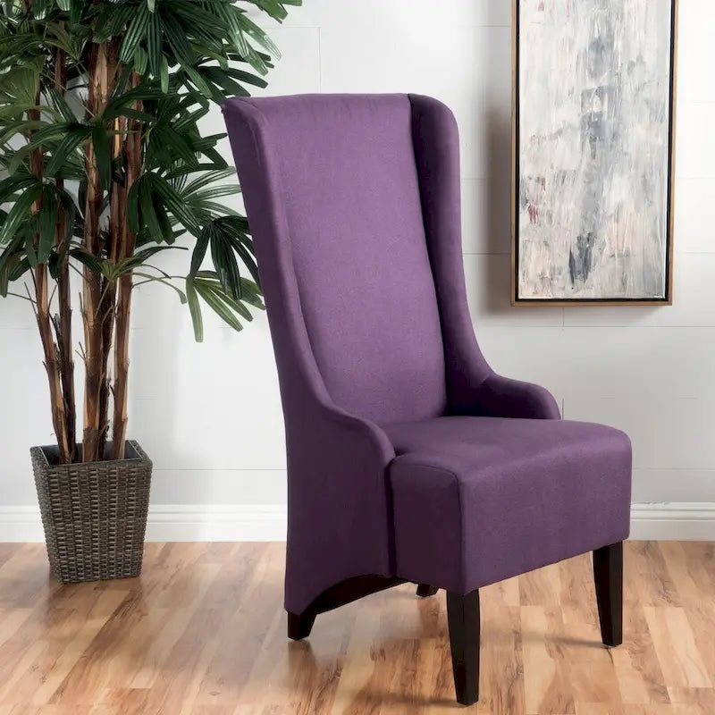 Callie High-back Fabric Dining Chair by Christopher Knight Home - 23.25 L x 28.75 W x 46.25 H