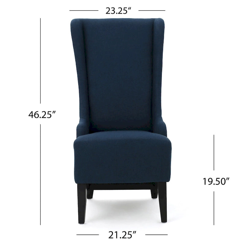 Callie High-back Fabric Dining Chair by Christopher Knight Home - 23.25 L x 28.75 W x 46.25 H