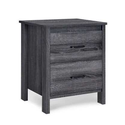 Olimont Contemporary 2 Drawer Nightstand by Christopher Knight Home