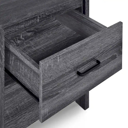 Olimont Contemporary 2 Drawer Nightstand by Christopher Knight Home