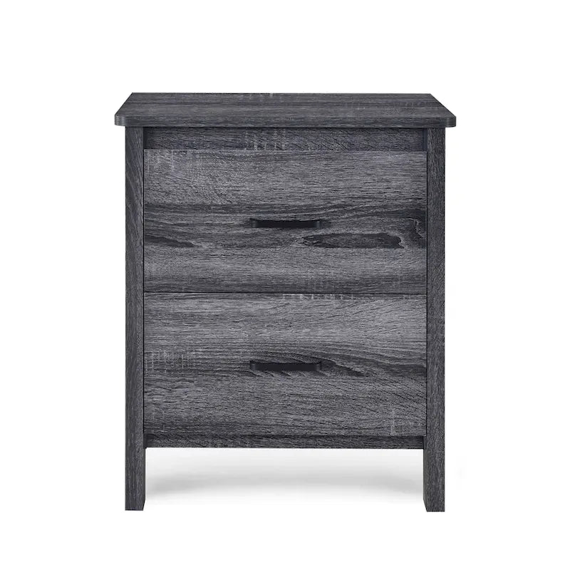 Olimont Contemporary 2 Drawer Nightstand by Christopher Knight Home