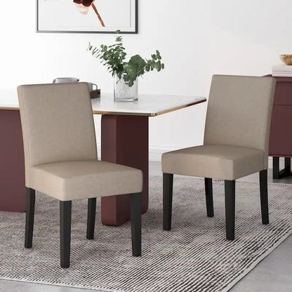 Kuna Contemporary Upholstered Dining Chair (Set of 2) by Christopher Knight Home